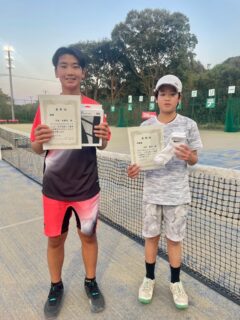 🎾サムライカップU14 4月大会　男子🎾

優勝🏆手柴吾雅史選手(LaCLテニスアカデミー)
準優勝🥈今村春平選手(ICHIKATSU TENNIS ACADEMY)

おめでとう御座います㊗️

今大会から初めて、たくさんの選手が参加出来るように予選も行いました！

来週は女子を行います🎾

 #テニスクラブ #テニス #テニススクール#イベントレッスン #ジュニアテニス